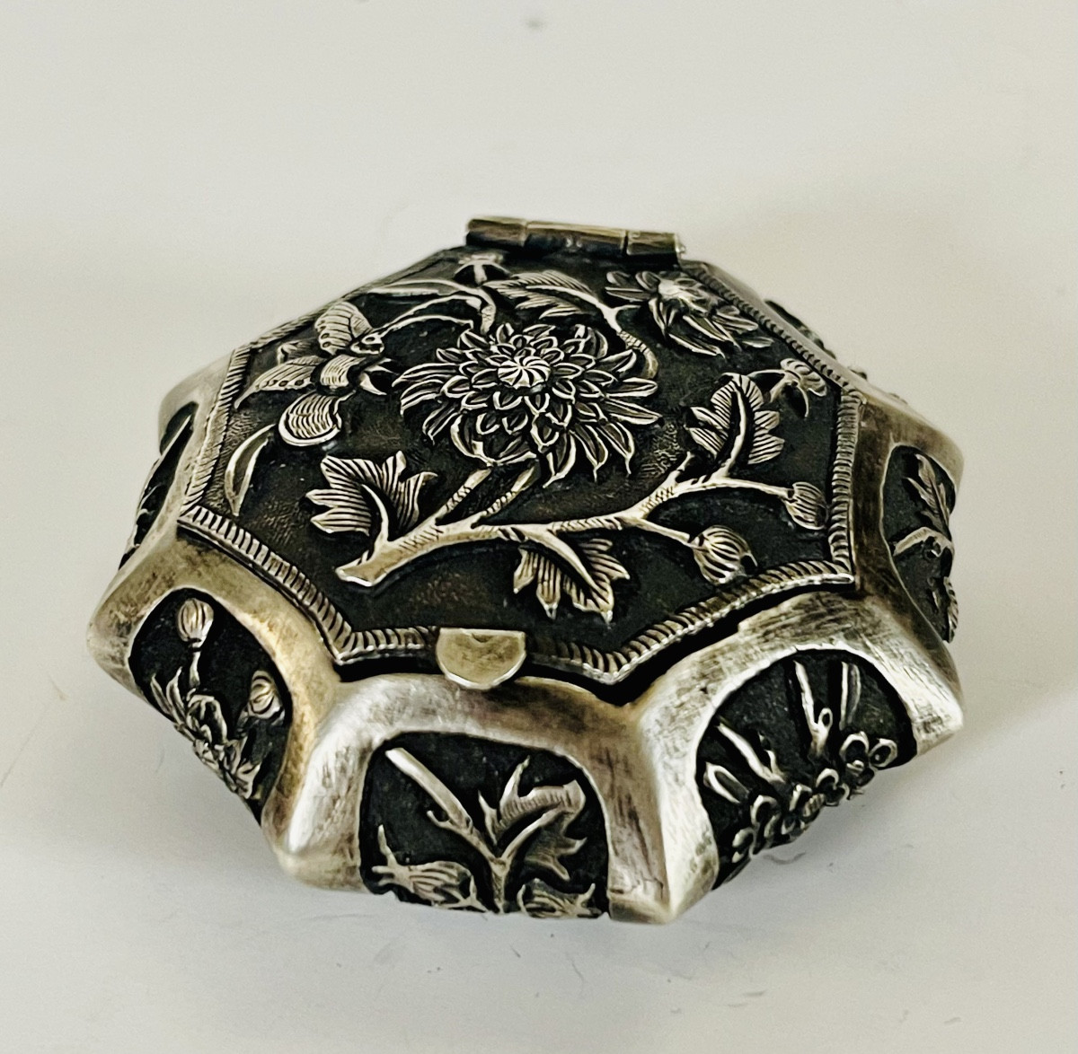 Tabatière en argent 